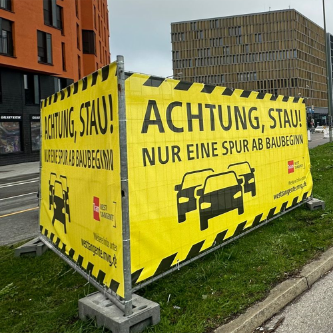 Bau der Tram-Westtangente: Stau auf der Fürstenrieder Straße