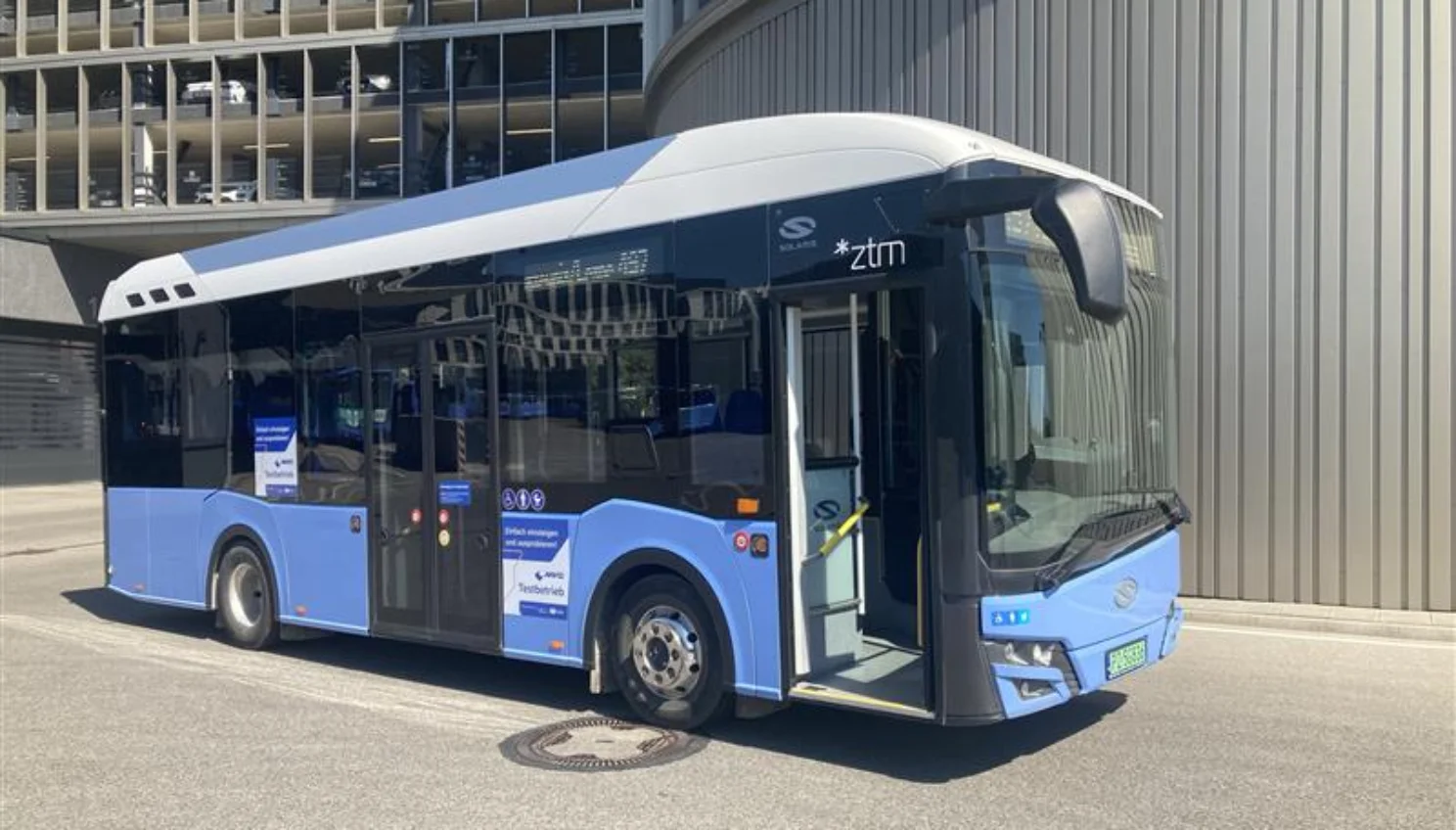 MVG testet Midibusse im Linienbetrieb: Solaris Urbino 9 LE electric