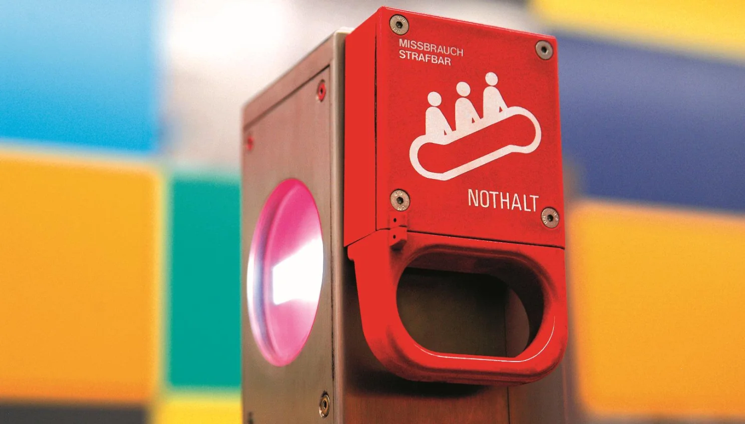 Nothalt bei Rolltreppen